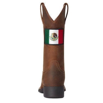 Ariat Ladies Round Up Orgullo Mexicano Western Boots