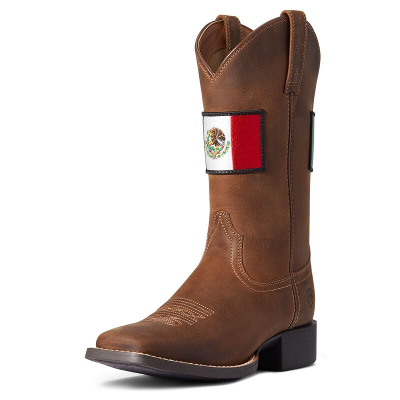 Ariat Ladies Round Up Orgullo Mexicano Western Boots