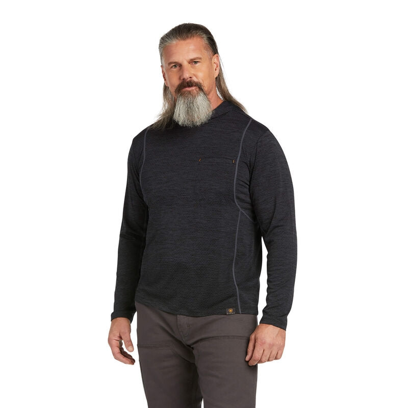 Ariat Mens Rebar Evolution Hooded Sun Shirt