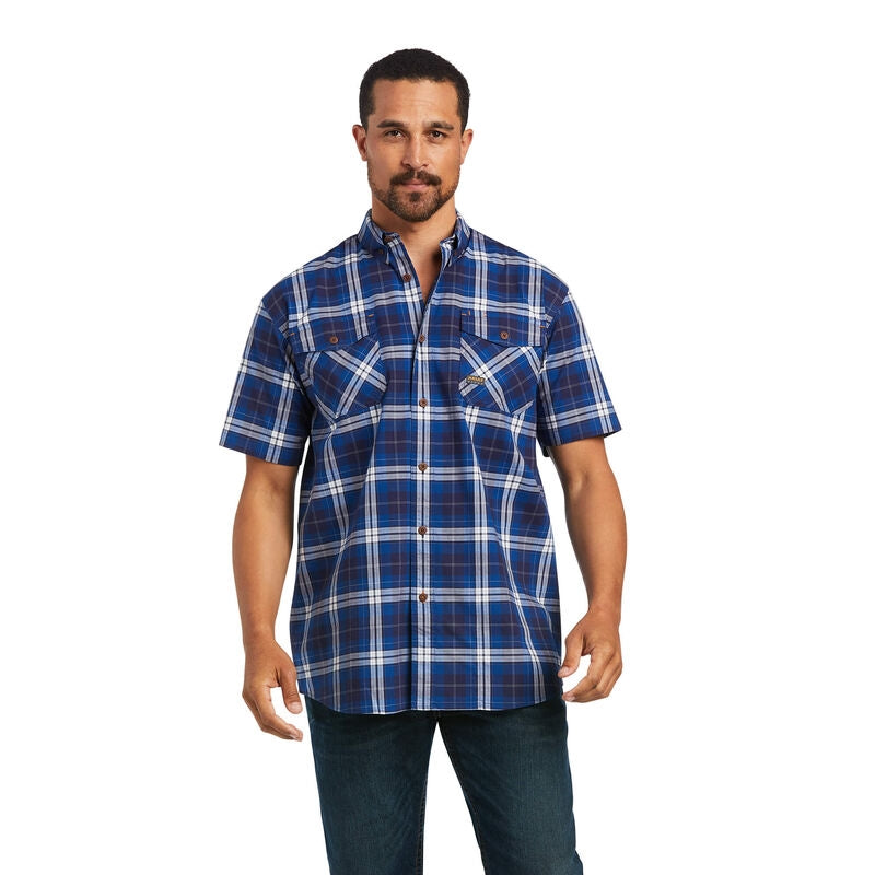 Ariat Mens Rebar Made Tough DuraStretch Work Shirt