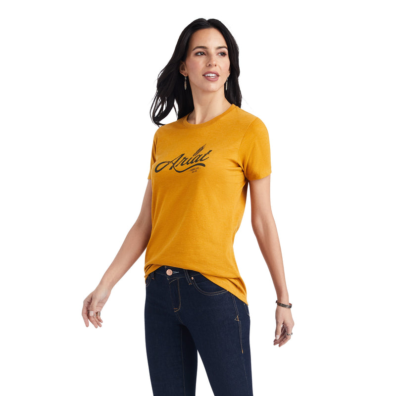 Ariat Ladies Wheat Script Tee Shirt