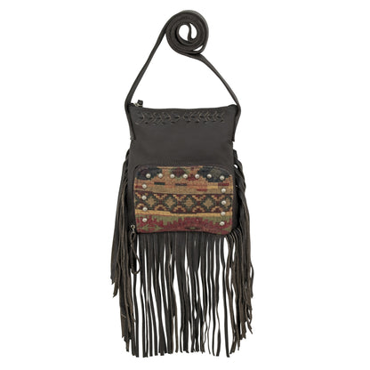 American West Fringed Cowgirl Crossbody with Front Compartment