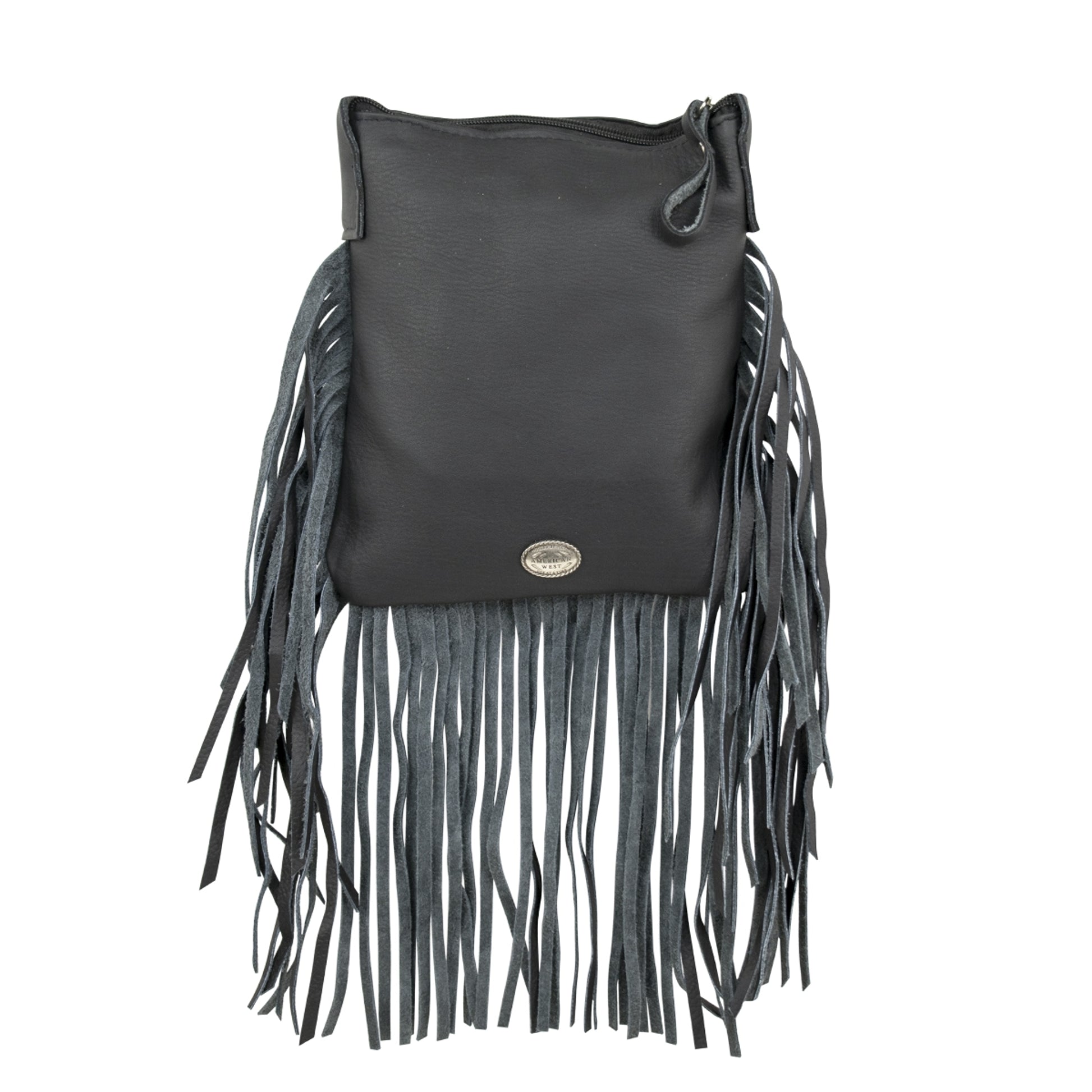 American West Fringed Cowgirl Crossbody with Front Compartment