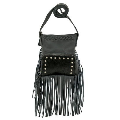American West Fringed Cowgirl Crossbody with Front Compartment