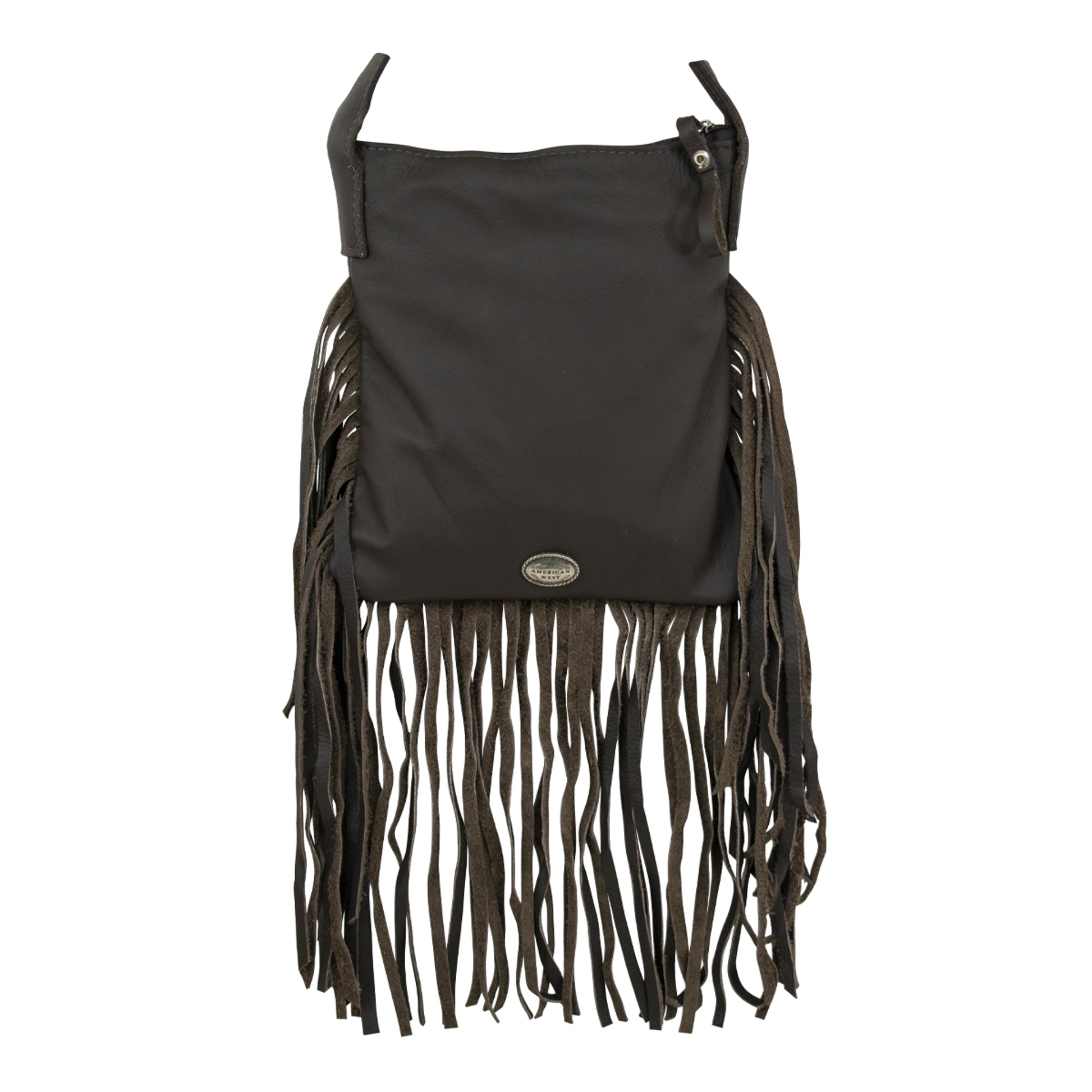 American West Fringed Cowgirl Crossbody with Front Compartment