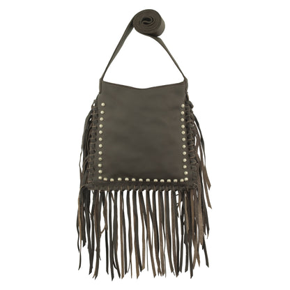 American West Fringed Cowgirl Messenger Crossbody Bag