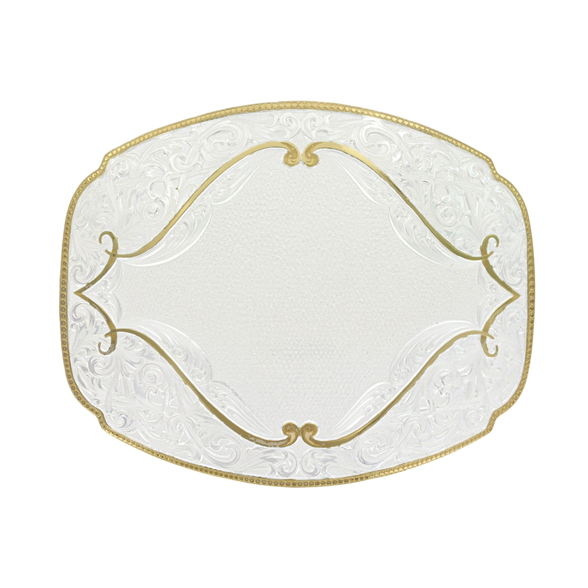 Montana Silversmiths Gold Flourish Western Belt Buckle