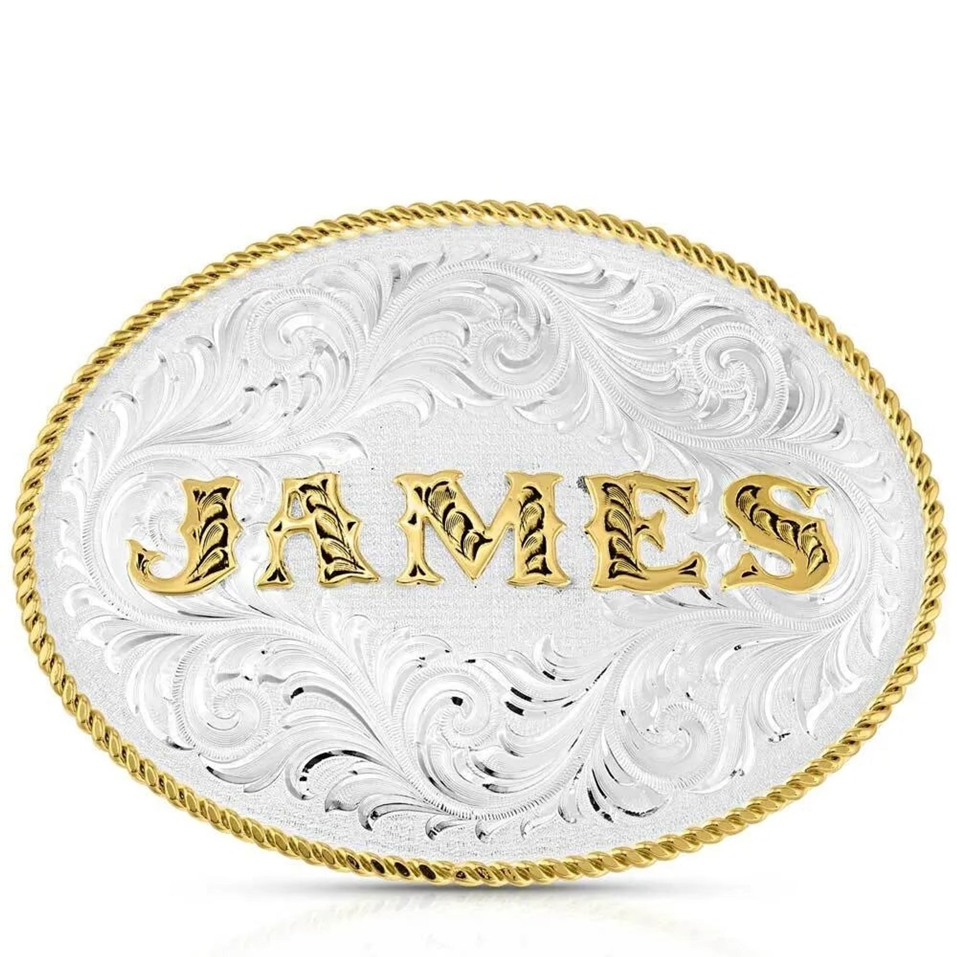 Montana Silversmiths Classic Western Custom Name Buckle