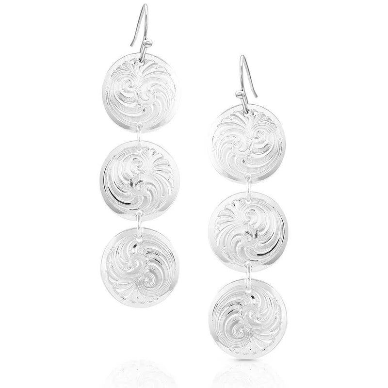 Montana Silversmiths Haileys Conchos Earrings
