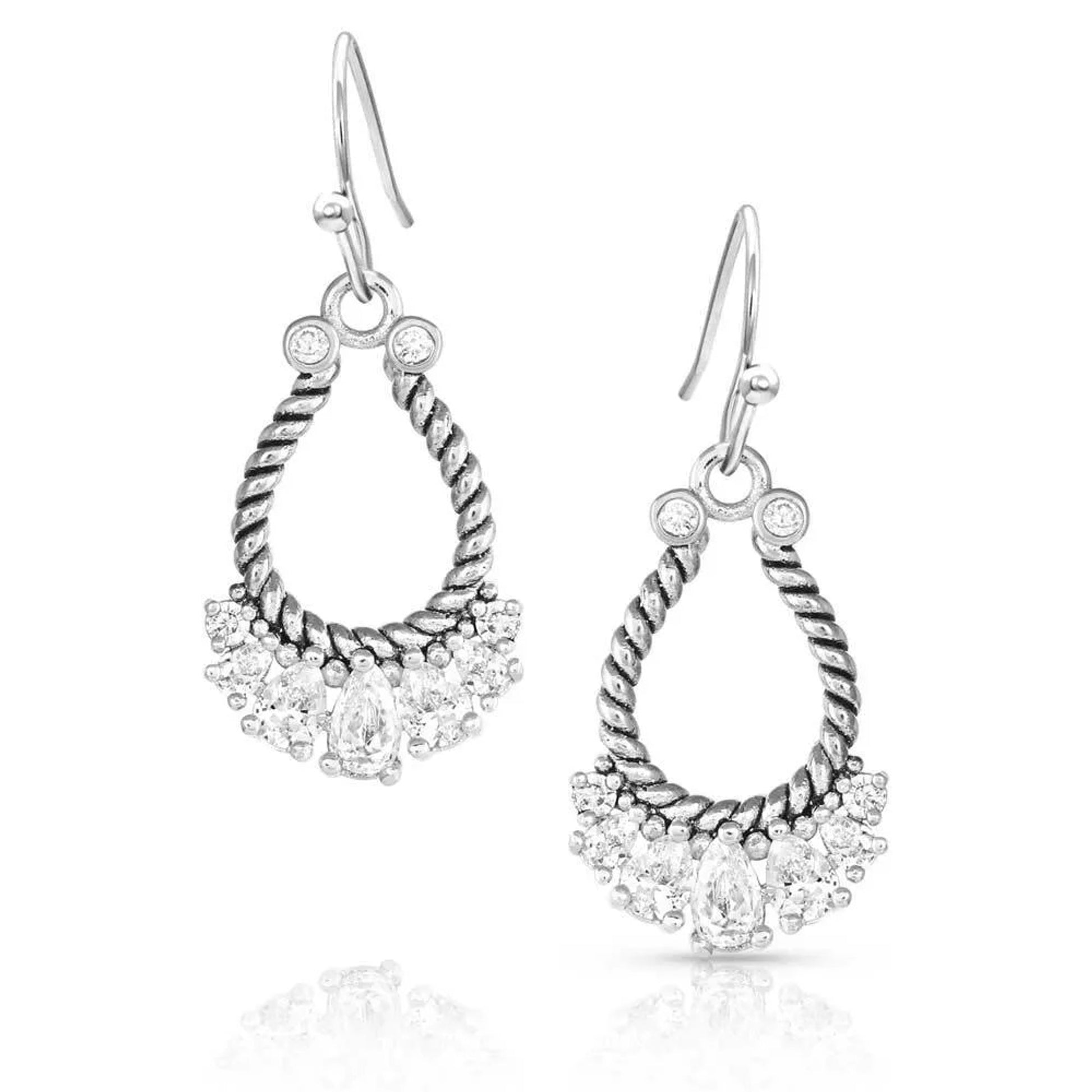 Montana Silversmiths Crystal Congeniality Earrings