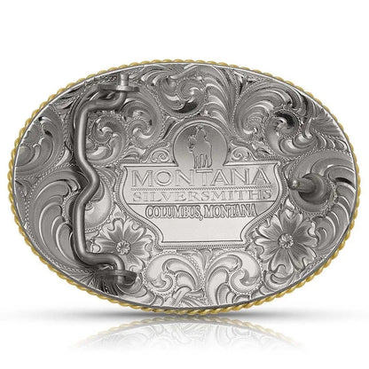 Montana Silversmiths Pastoral Scene Buckle