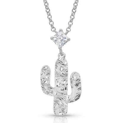 Montana Silversmiths Dream Big Cactus Necklace