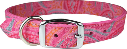 Leather Brothers Paisly Dog Collar