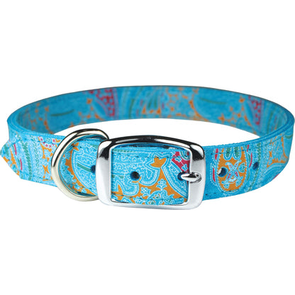 Leather Brothers Paisly Dog Collar