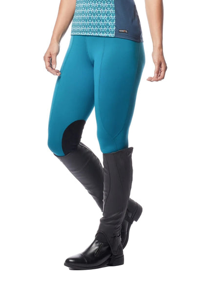 Kerrits Ladies Flow Rise Knee Patch Performance Tights