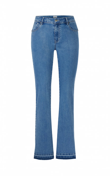 EQL by Kerrits Ladies In Motion Bootcut Jeans with Raw Hem