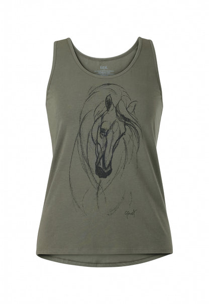 EQL by Kerrits Ladies Graceful Horse Tank Top