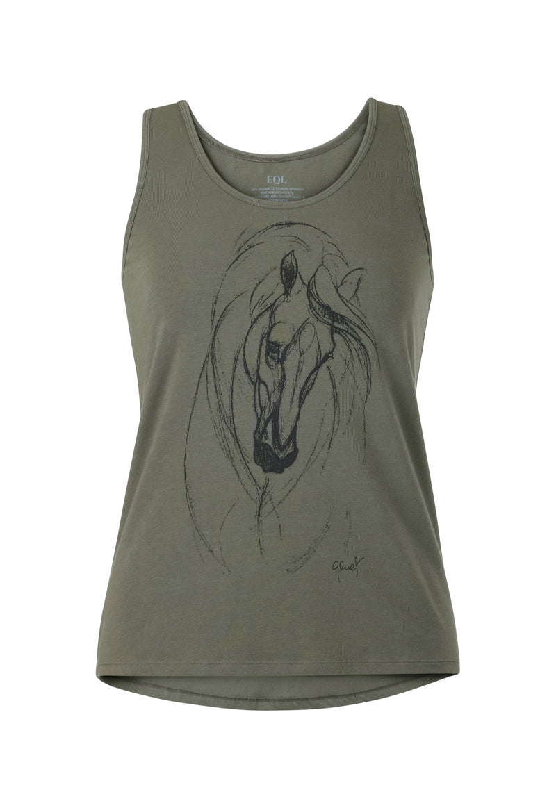 EQL by Kerrits Ladies Graceful Horse Tank Top