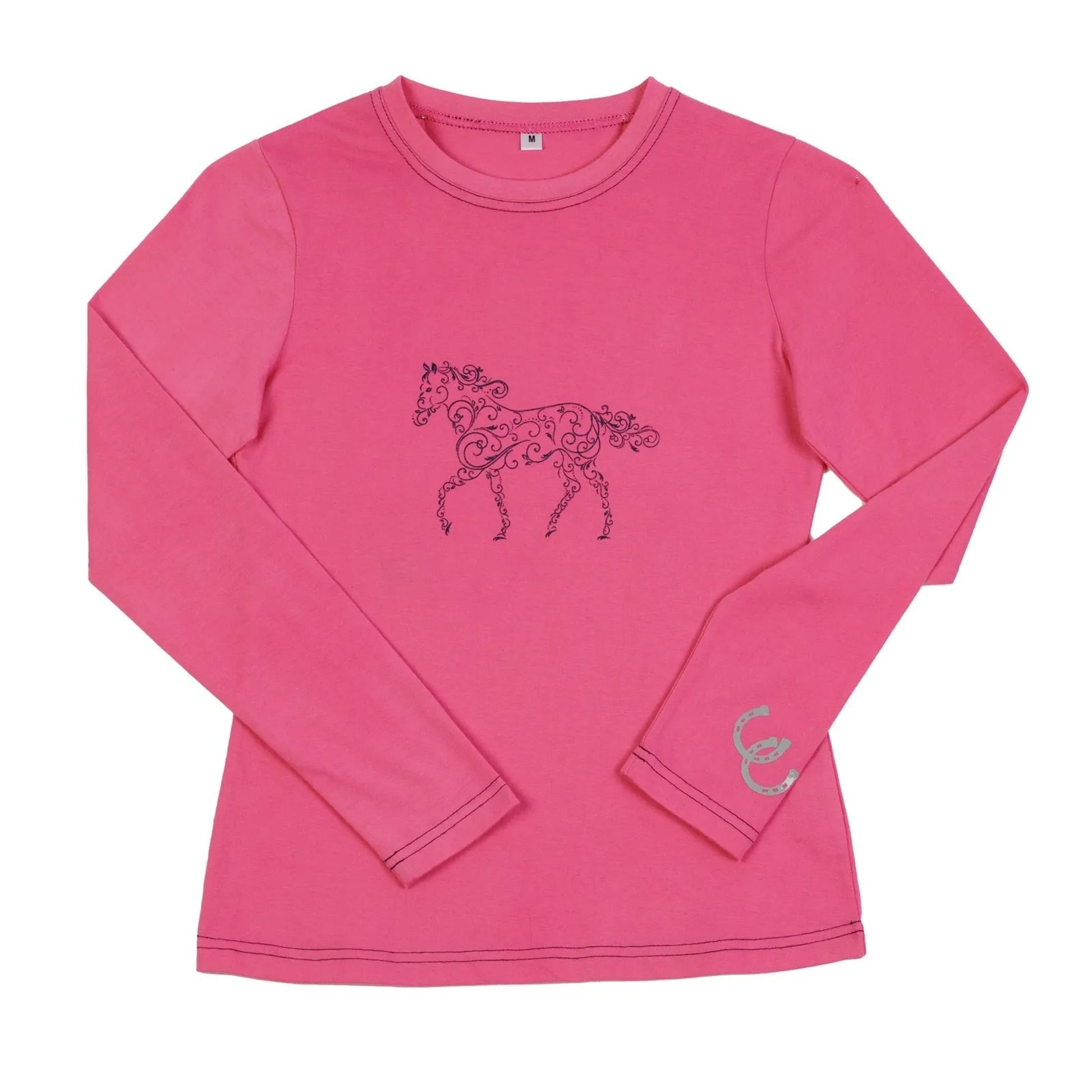 EquiStar Kids Graphic Long Sleeve Tee Shirt