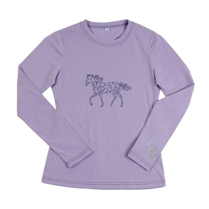 EquiStar Kids Graphic Long Sleeve Tee Shirt
