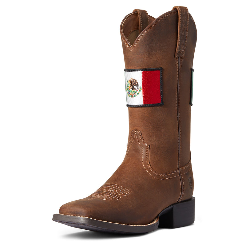 Ariat Ladies Round Up Orgullo Mexicano Western Boots
