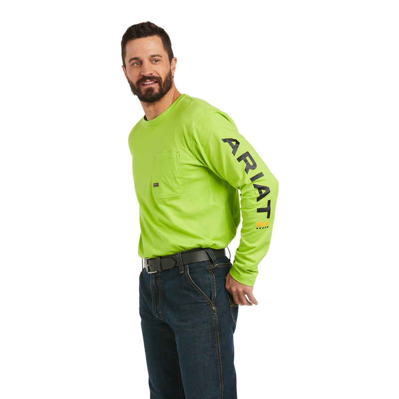 Ariat Mens Rebar Workman Logo T-Shirt
