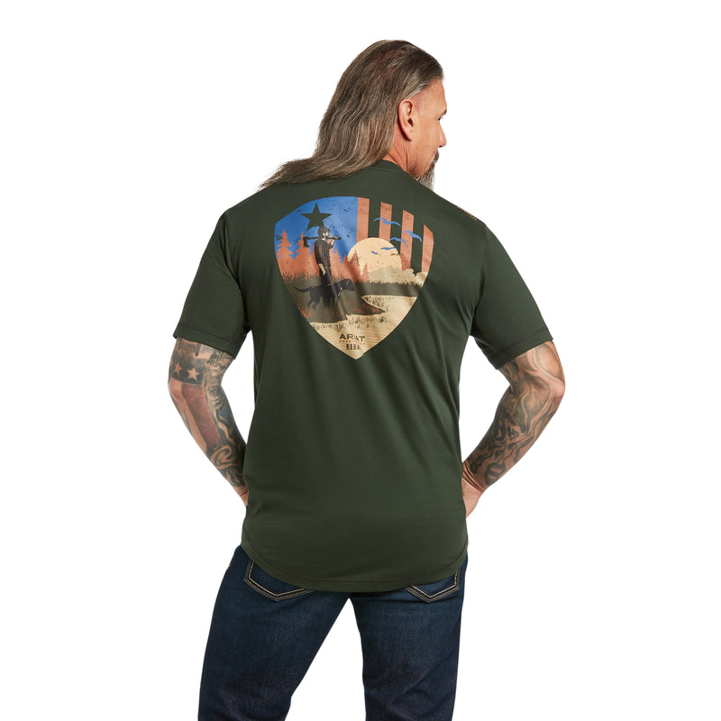 Ariat Mens Rebar Workman Working Dog T-Shirt