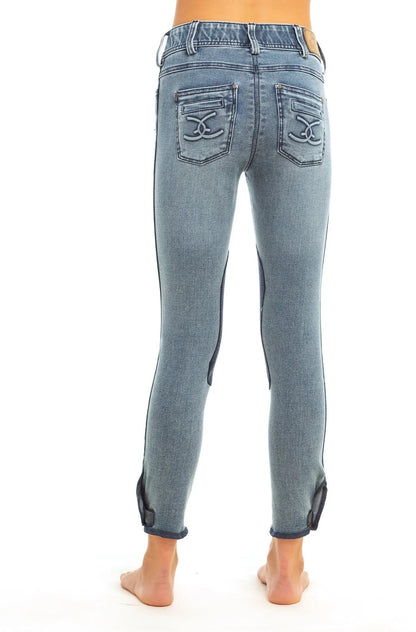 Goode Rider Girls Equestrian Knee Patch Jeans