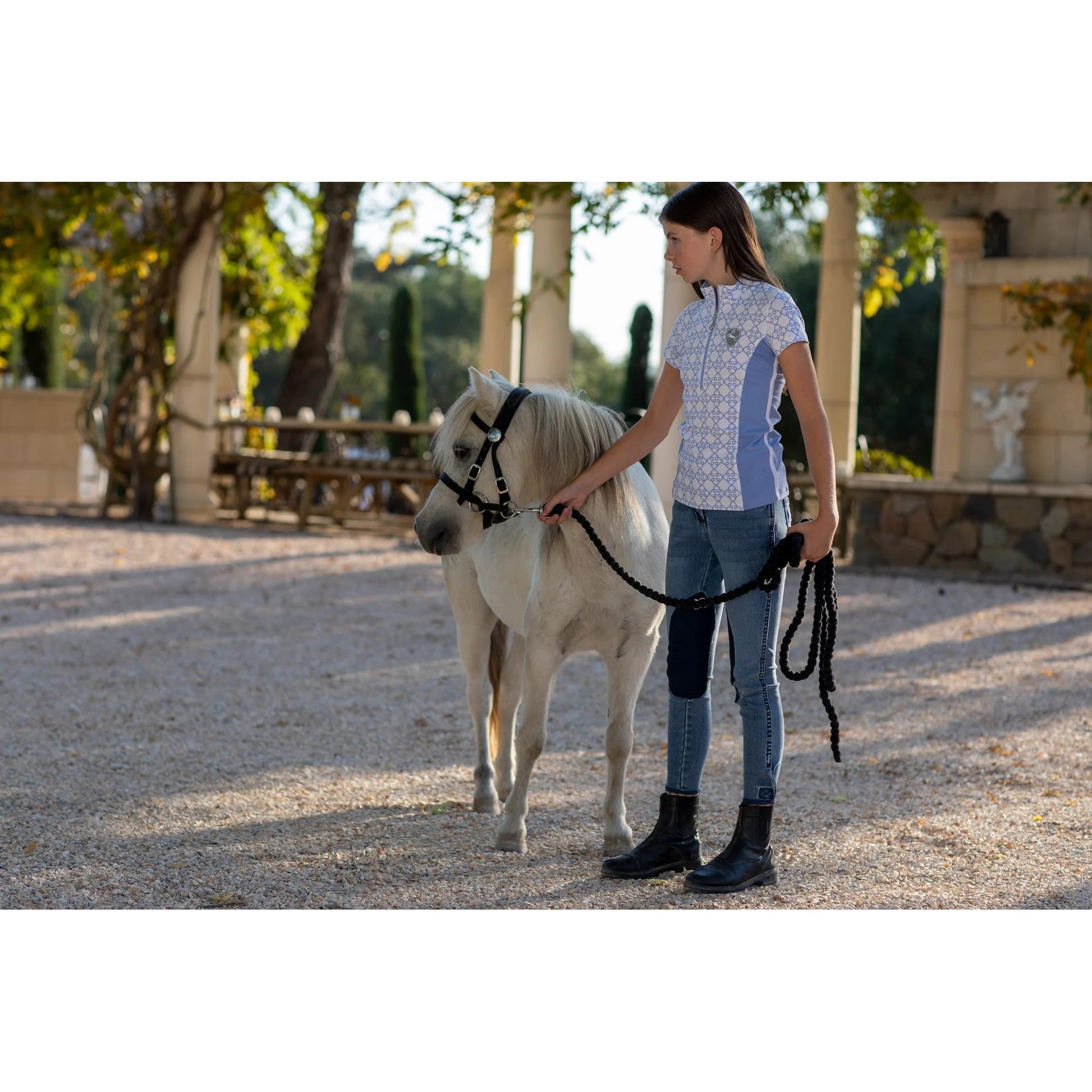 Goode Rider Girls Equestrian Knee Patch Jeans