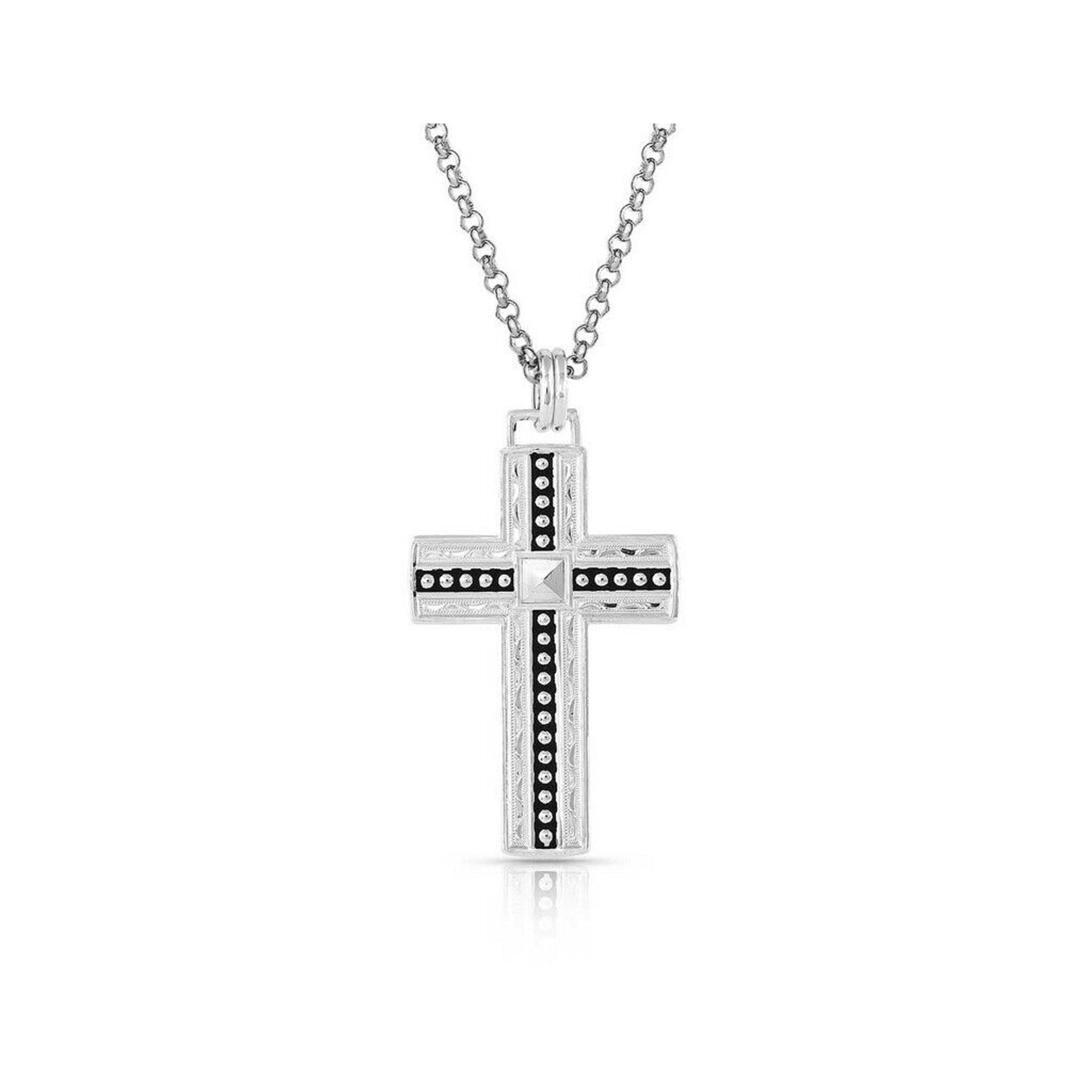 Montana Silversmiths Diamond Rio Cross Necklace
