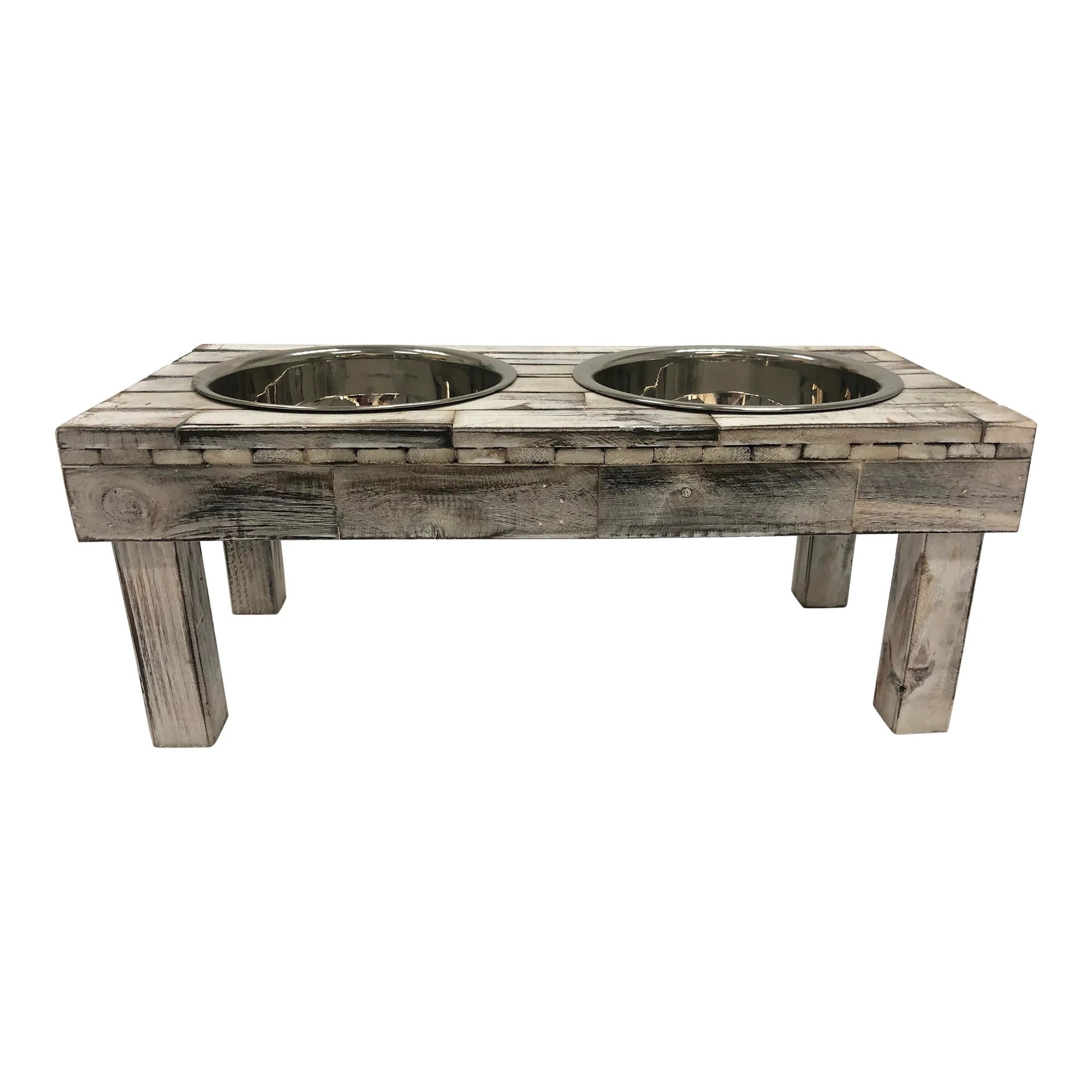 Huntley Equestrian Pet Berjen Elevated Table Double Feeder
