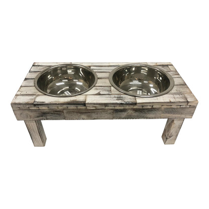 Huntley Equestrian Pet Berjen Elevated Table Double Feeder