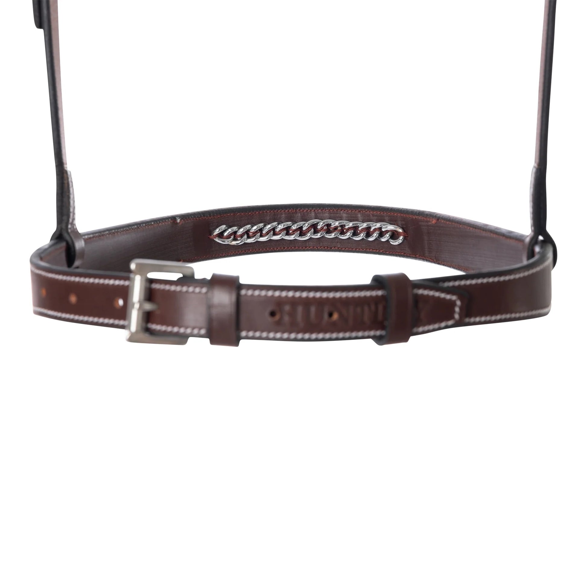 Huntley Equestrian Sedgwick Fancy Stitched Raised Chain Noseband