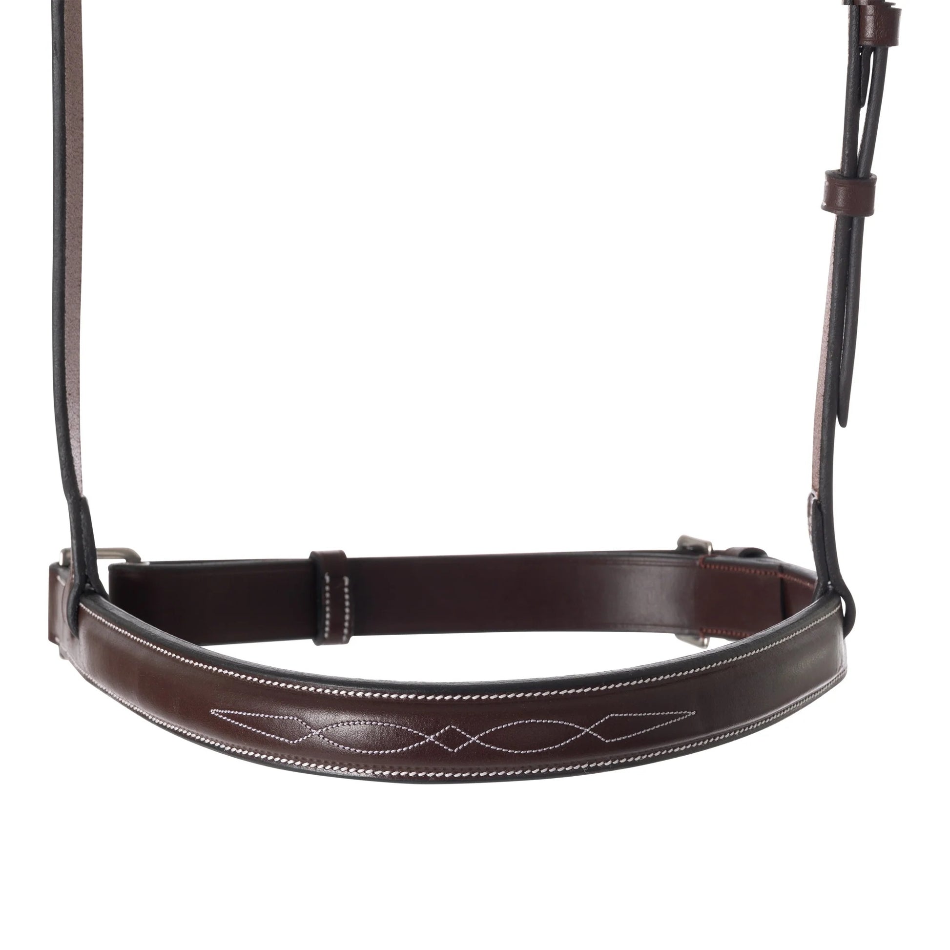 Huntley Equestrian Fancy Stitched Raised Crank Noseband