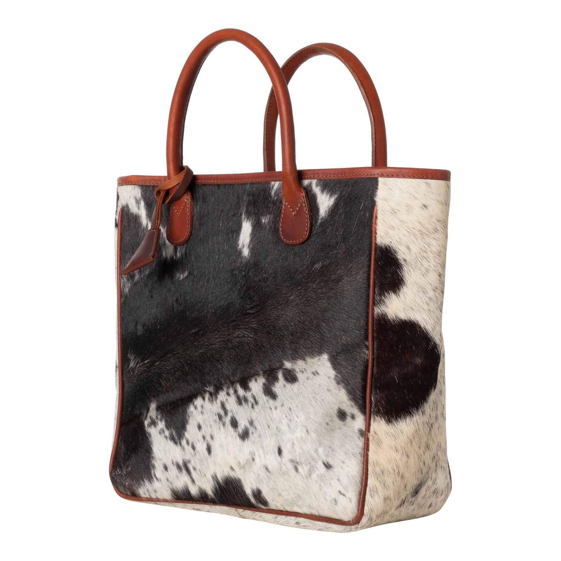 Huntley Equestrian Hair On Hide Cow Leather Handbag