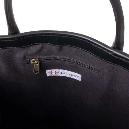 Huntley Equestrian Hair On Hide Cow Leather Handbag