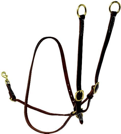 Mustang Running Martingale with Solid Brass Hardware