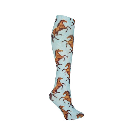 AWST Int'l Lila Bay Horses Socks