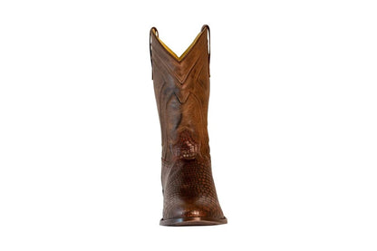 TuffRider Mens Hayden Round Toe Boots 10 Brown