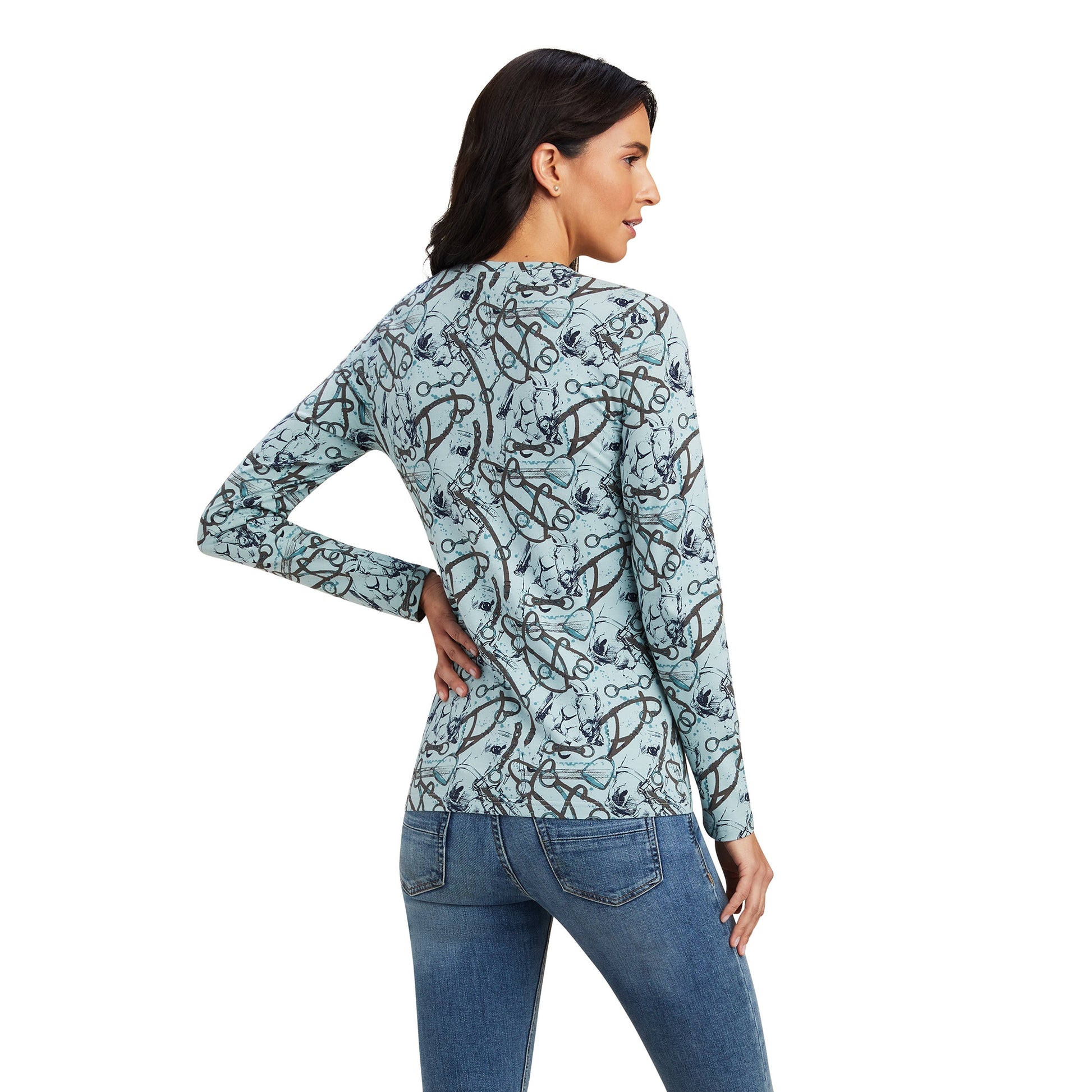 Ariat Ladies Melange Print T-Shirt