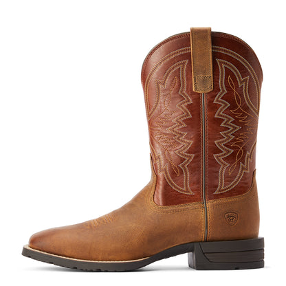 Ariat Mens Hybrid Ranchwork Western Boots