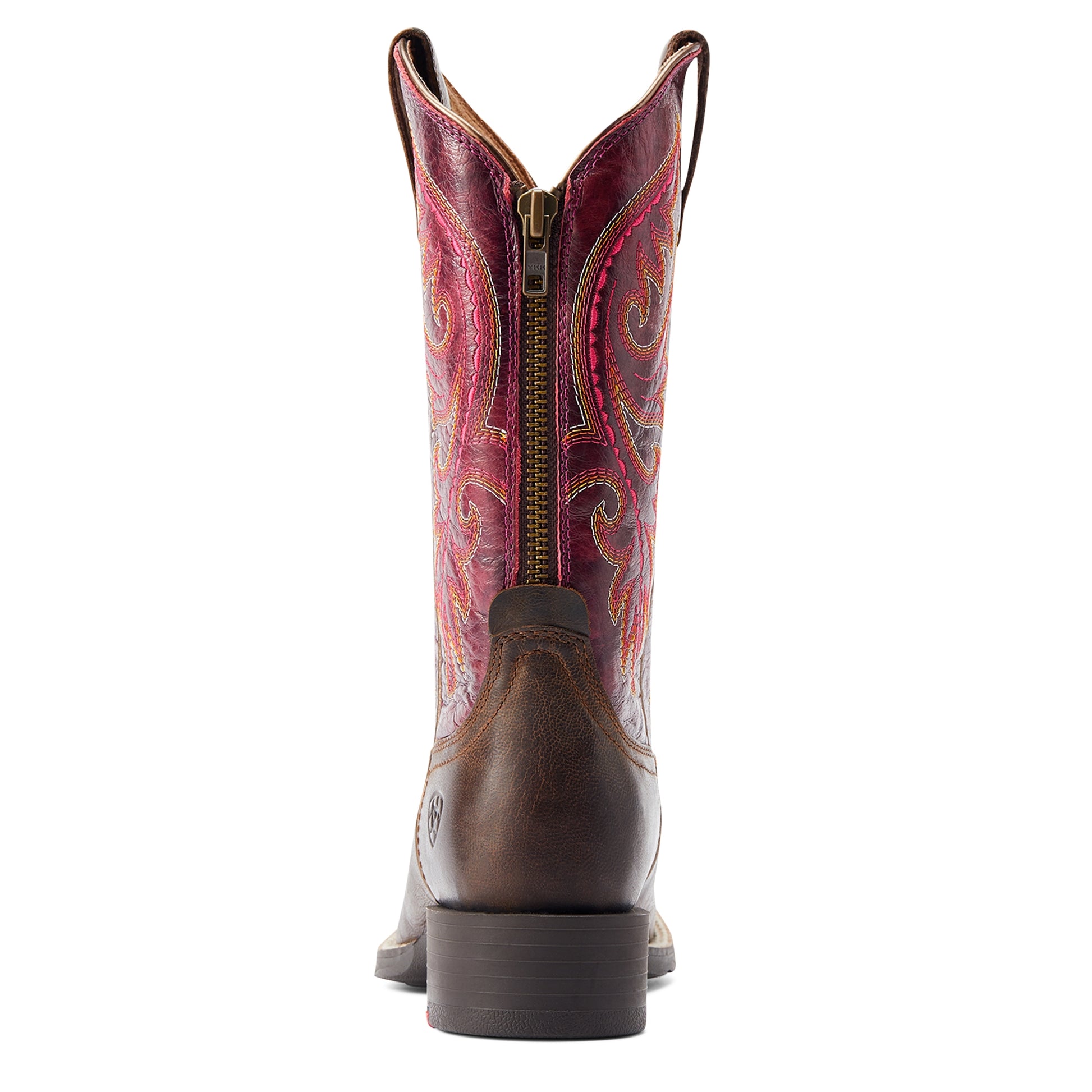 Ariat Ladies Round Up Back Zip Western Boots