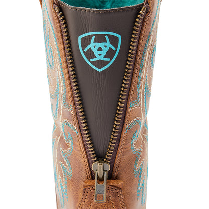 Ariat Ladies Round Up Back Zip Western Boots