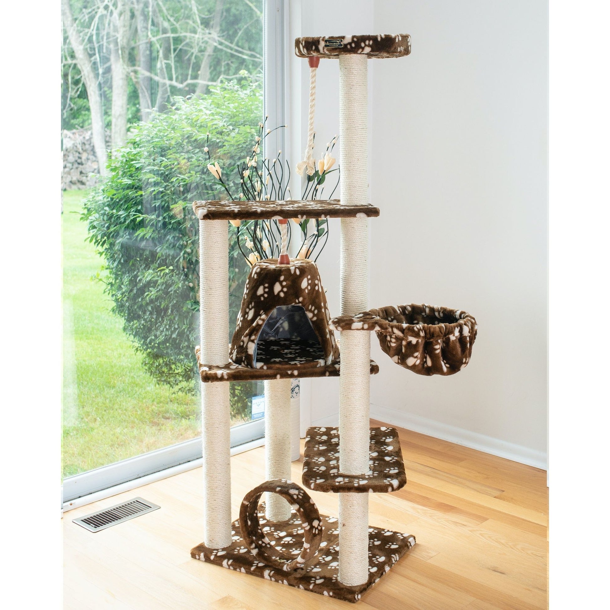 Armarkat A6601 Real Wood Classic Cat Tree with Paws