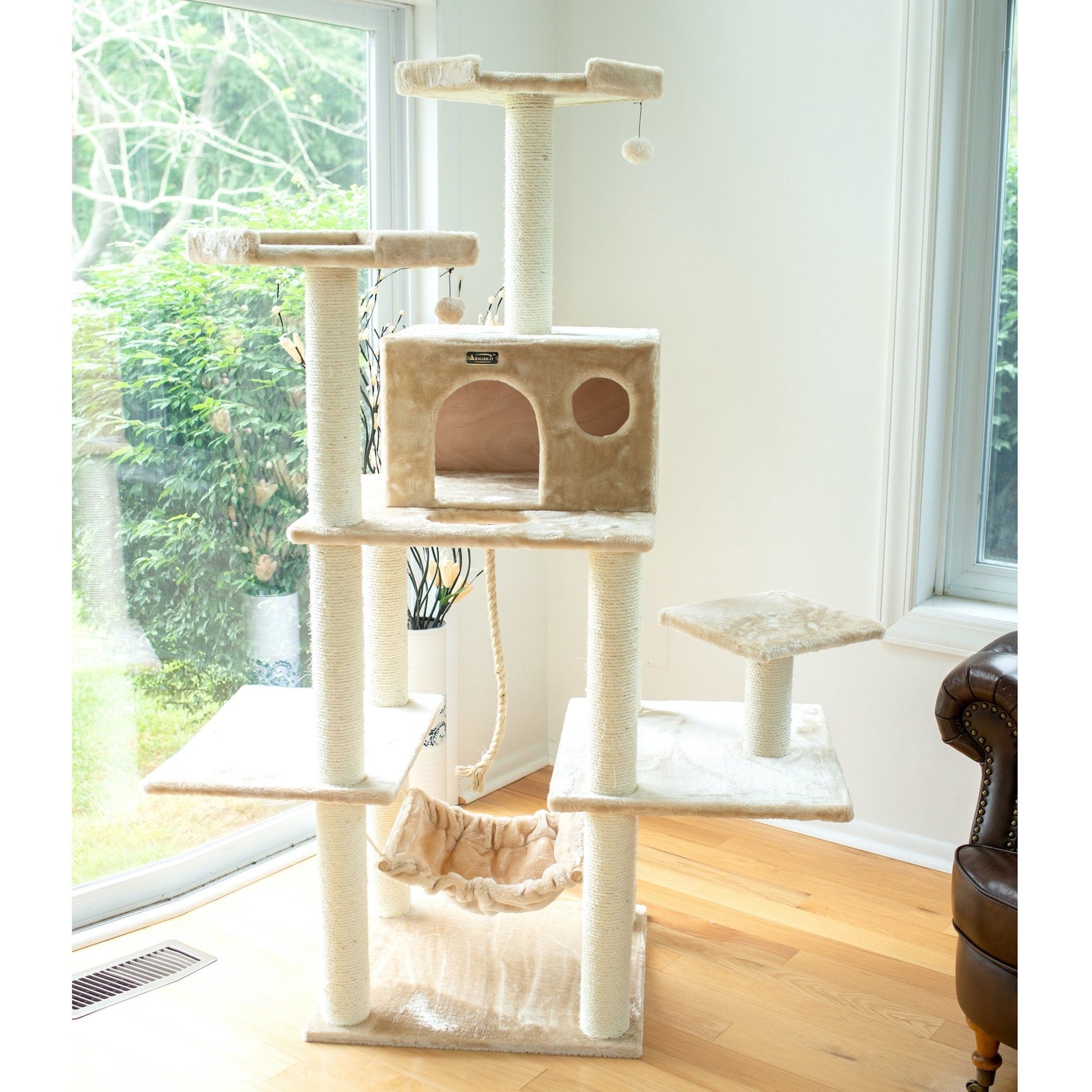 Armarkat A7202 Classic Real Wood Cat Tree
