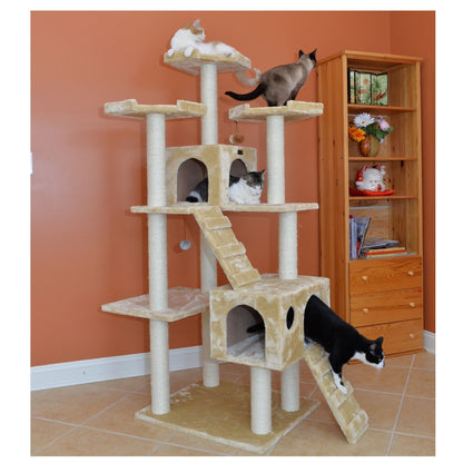 Armarkat A7401 Classic Real Wood Cat Tree