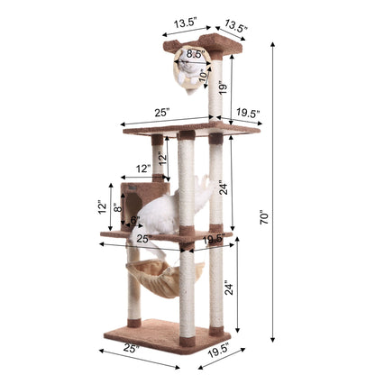 Armarkat X7001 Real Wood Cat Tree