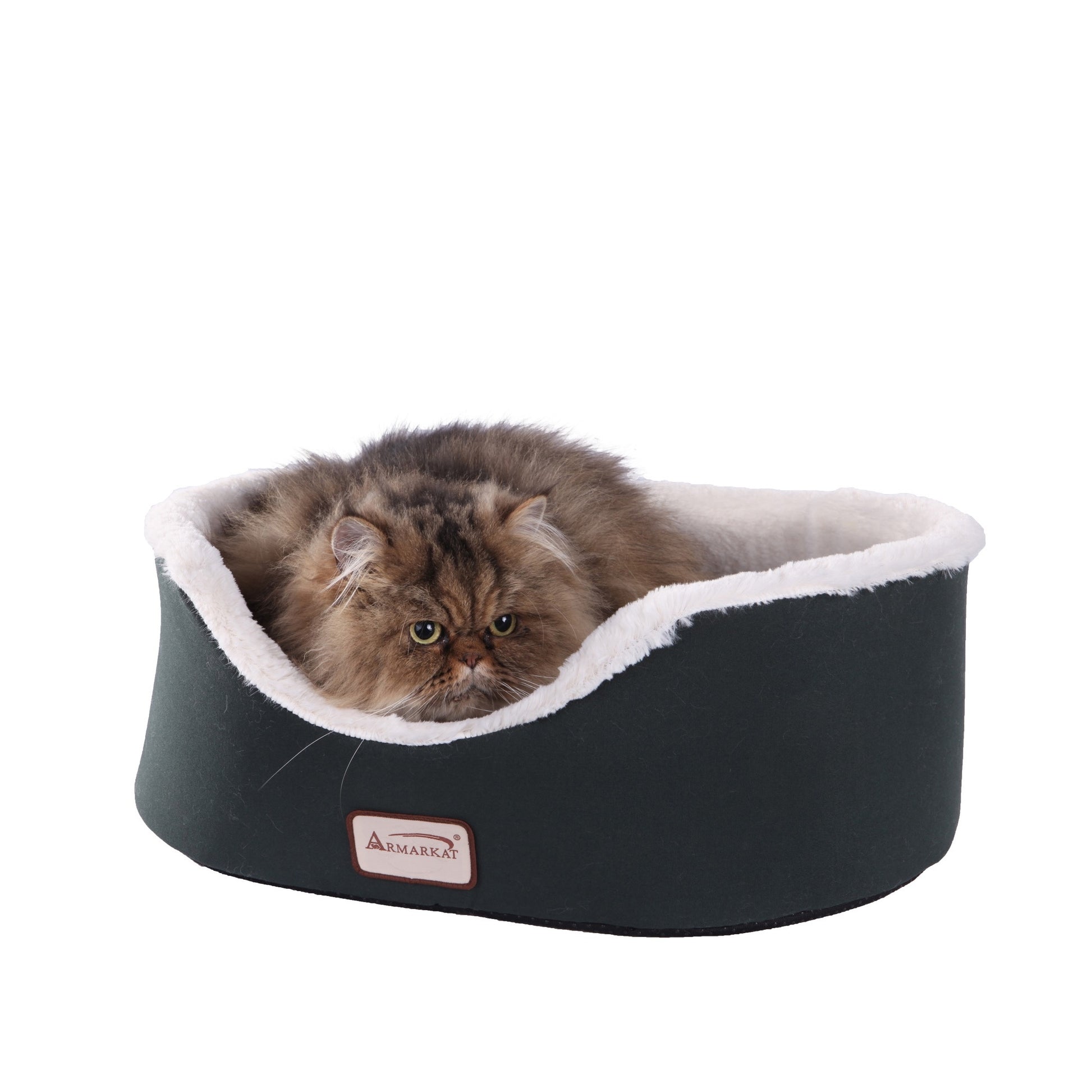 Armarkat Laurel Oval Cuddle Cat Bed
