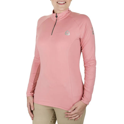 Lettia Ladies Quarter-Zip UPF 50+ Sun Shirt