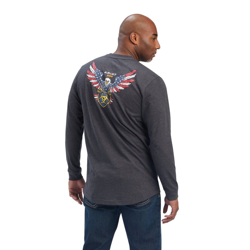 Ariat Mens Rebar Cotton Strong American Raptor T-Shirt